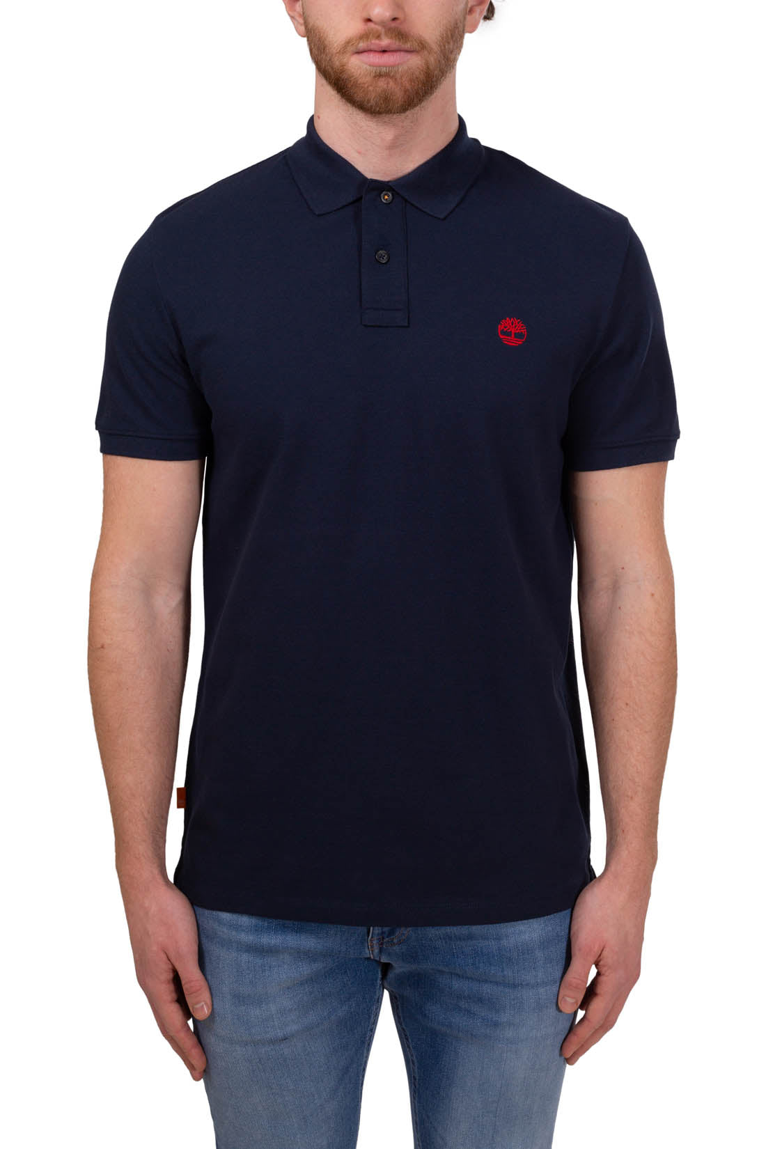 TIMBERLAND - Men's basic logo polo shirt - Size S-9