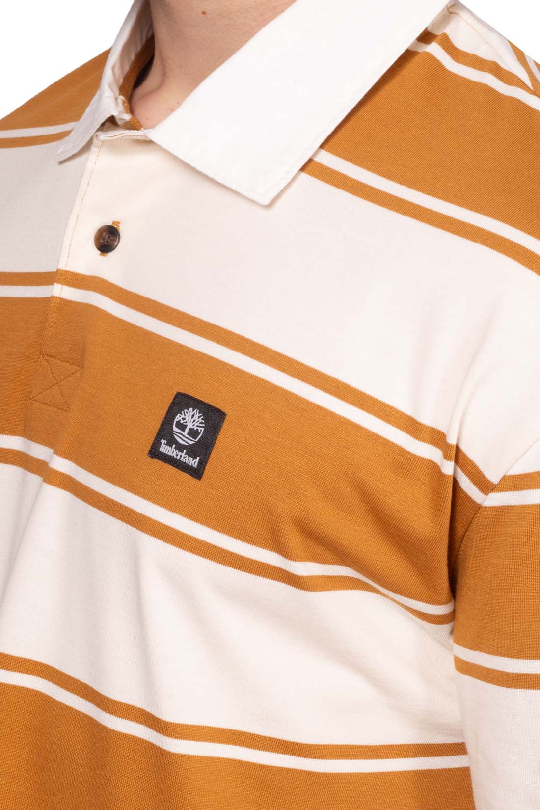 TIMBERLAND - Men's striped rugby polo shirt - Size L-20