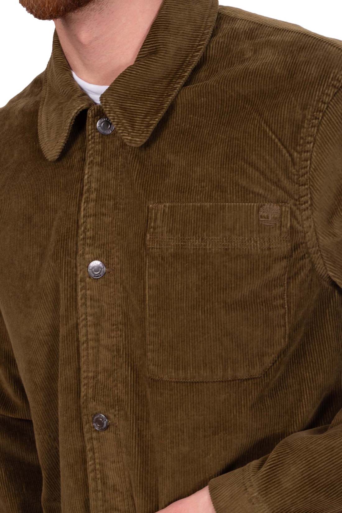 TIMBERLAND - Men's relaxed corduroy shirt-0