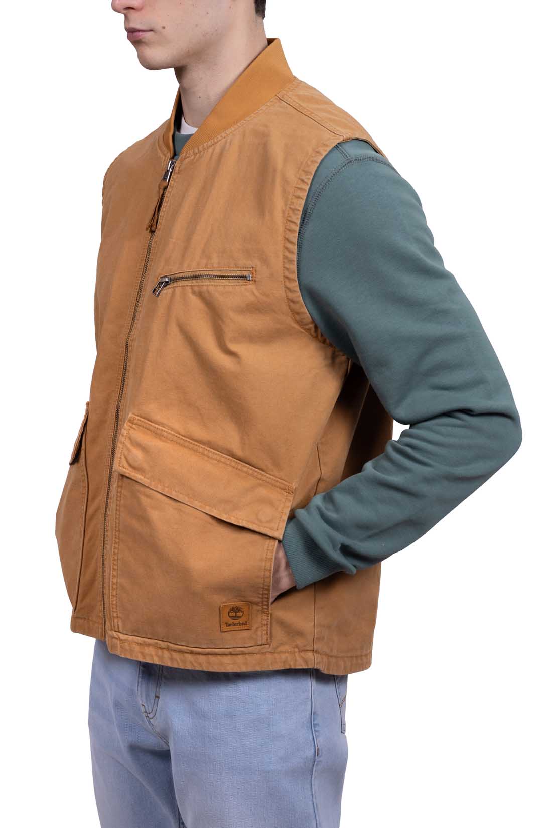 TIMBERLAND - Men's canvas sleeveless jacket - Size L-40