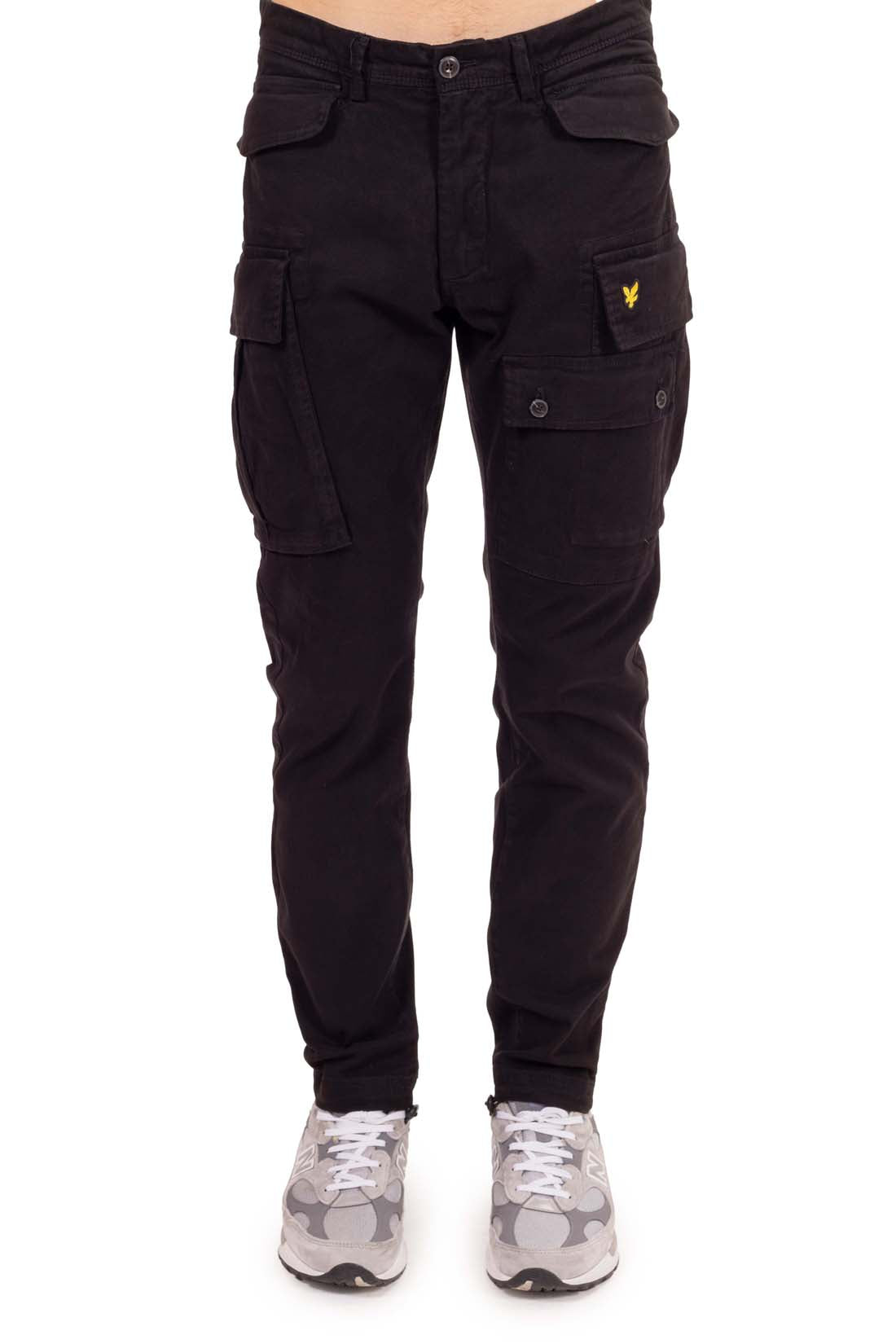 LYLE & SCOTT - Men's multipockets trousers with logo-19