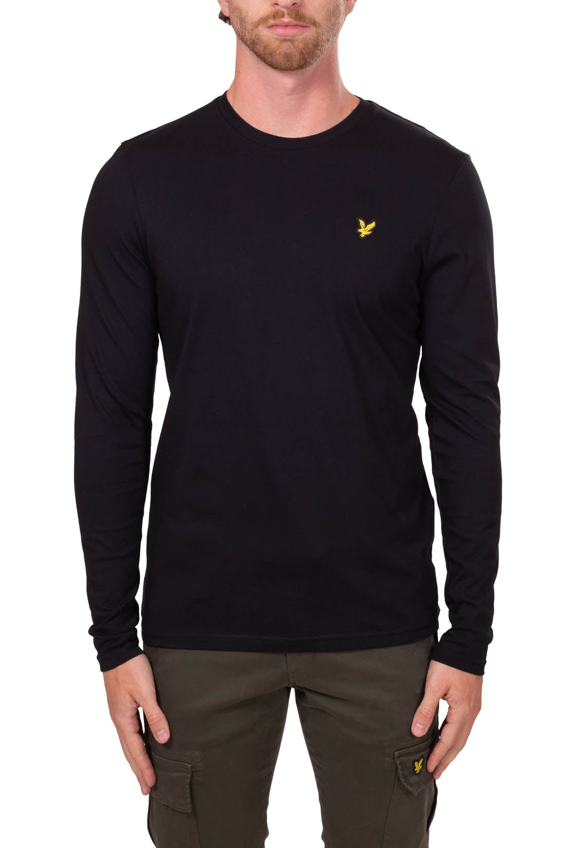 LYLE & SCOTT - Men's essential T-shirt with long sleeves - Size XL-9