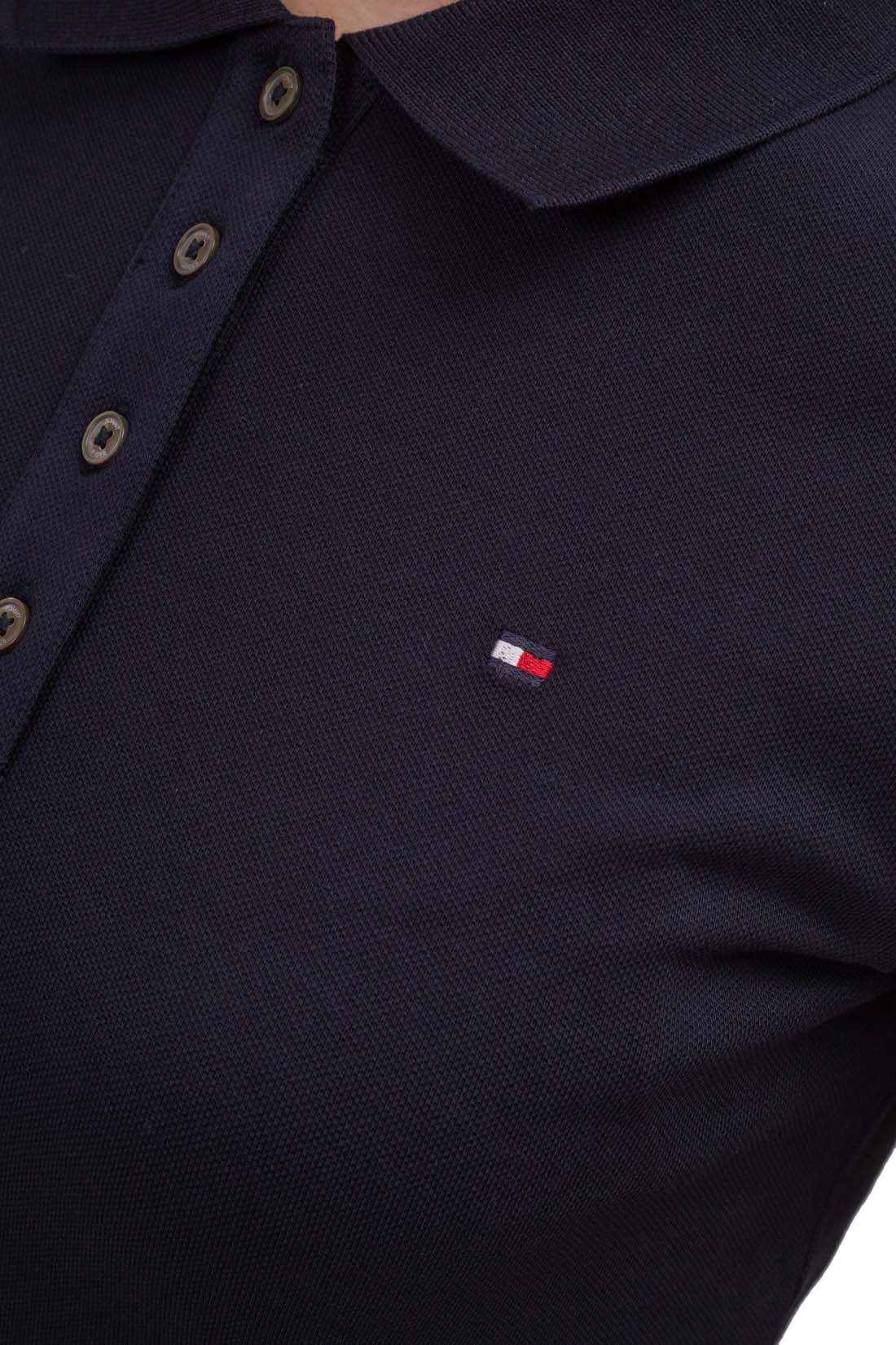 TOMMY HILFIGER - Women's slim flag polo shirt - Size L-0