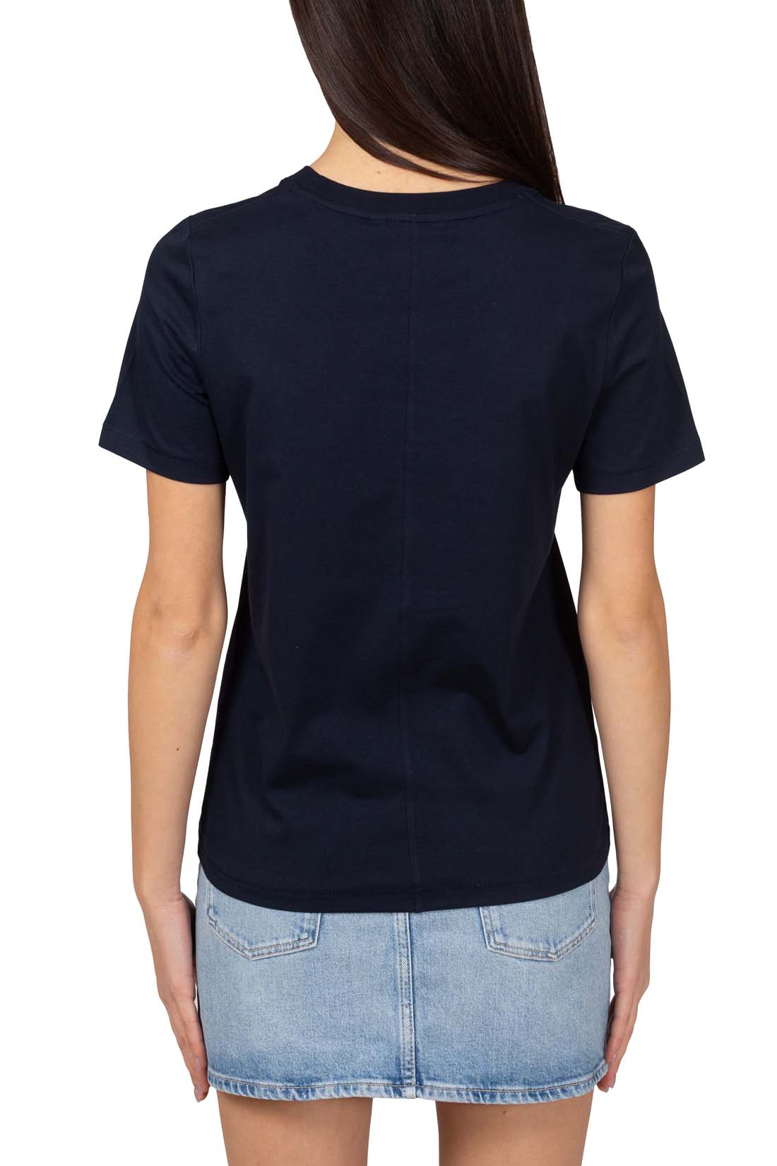 TOMMY HILFIGER - Women's regular T-shirt with embroidery - Size S-10