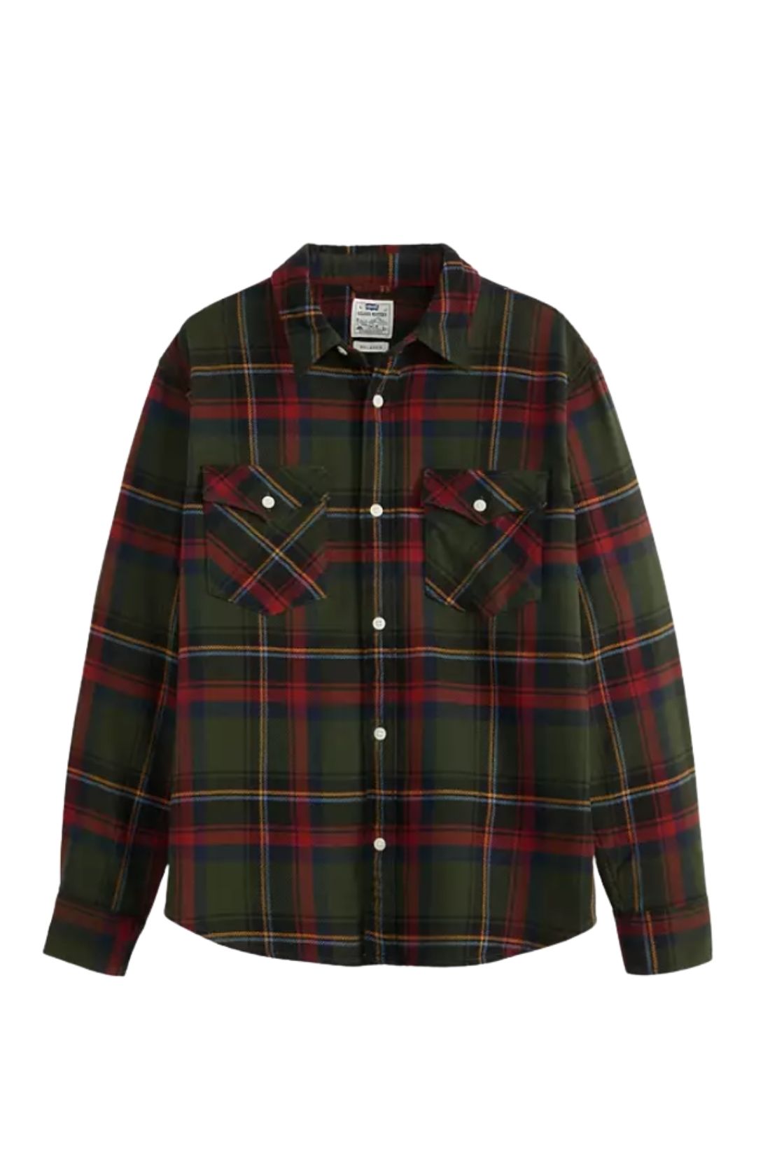 LEVI'S - Men's checked flannel Western shirt-0