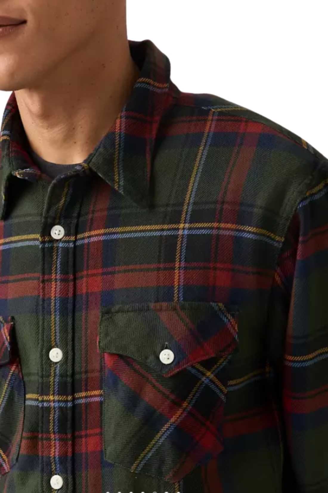 LEVI'S - Men's checked flannel Western shirt-3