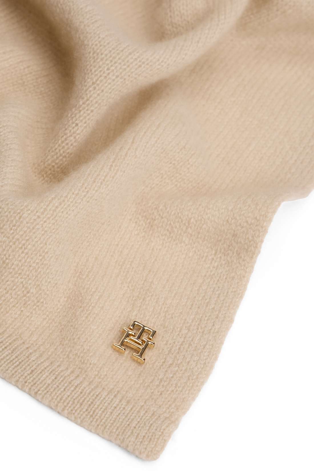 TOMMY HILFIGER - Women's pure cashmere scarf with monogram-3
