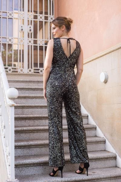 Ceylan Bcn jumpsuit til kvinder – elegant sort