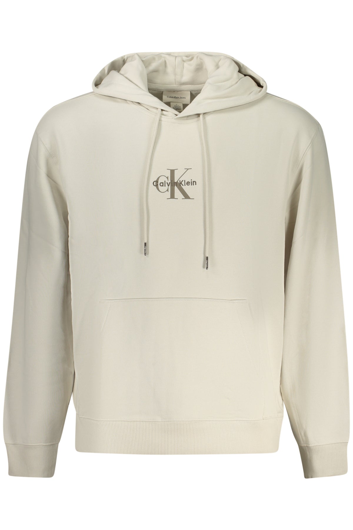 CALVIN KLEIN MEN'S ZIP-UP SWEATSHIRT, BEIGE-0