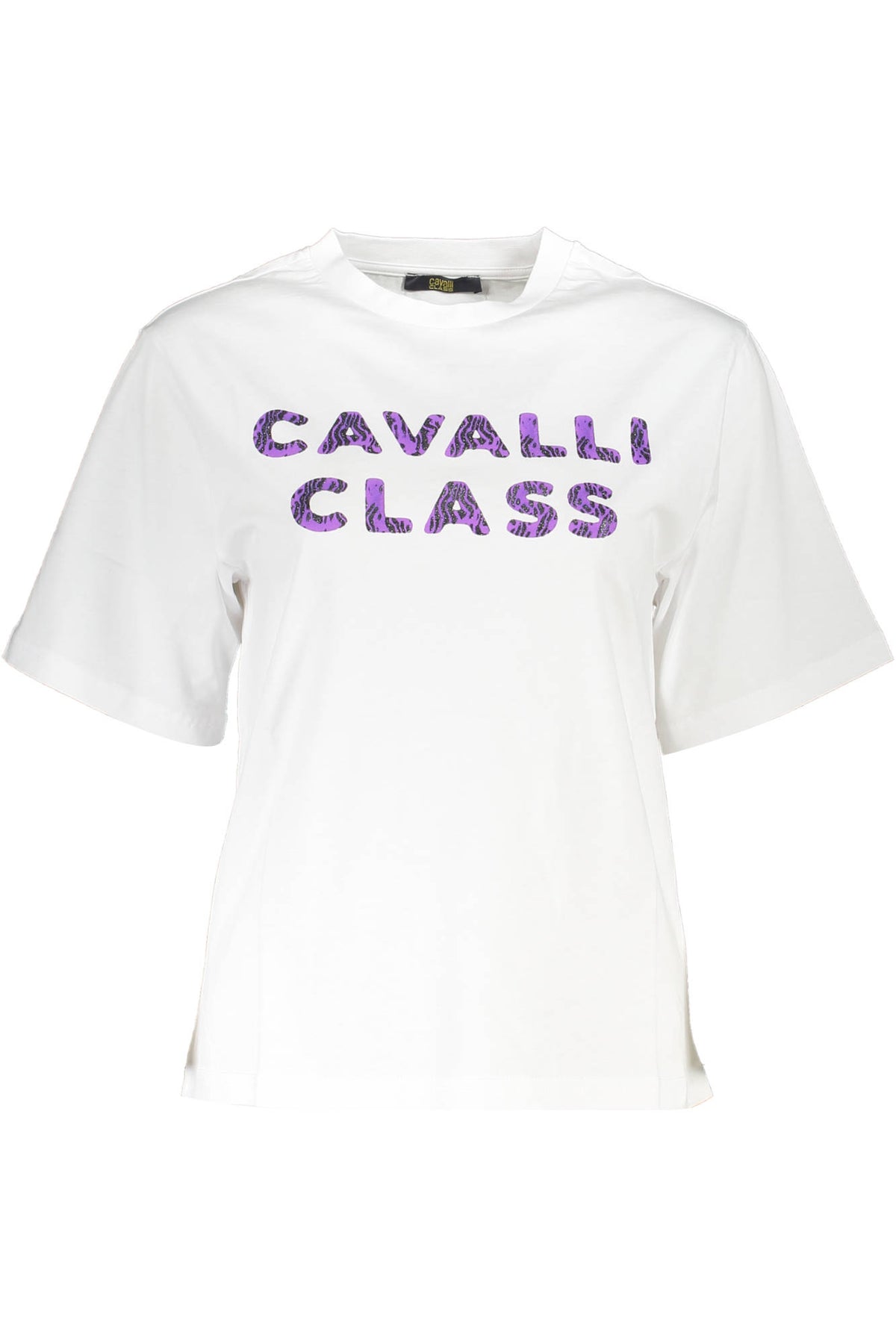 Cavalli Class T-shirt til kvinder – med print og logo