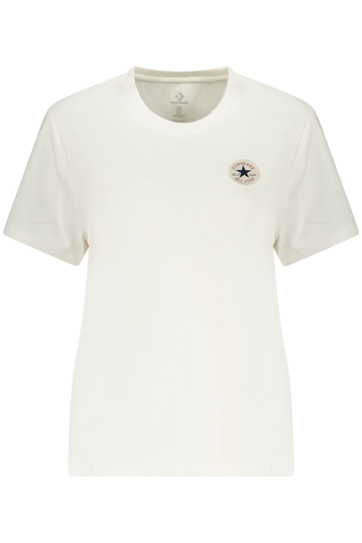 Converse T-shirt til kvinder – klassisk hvid med logo