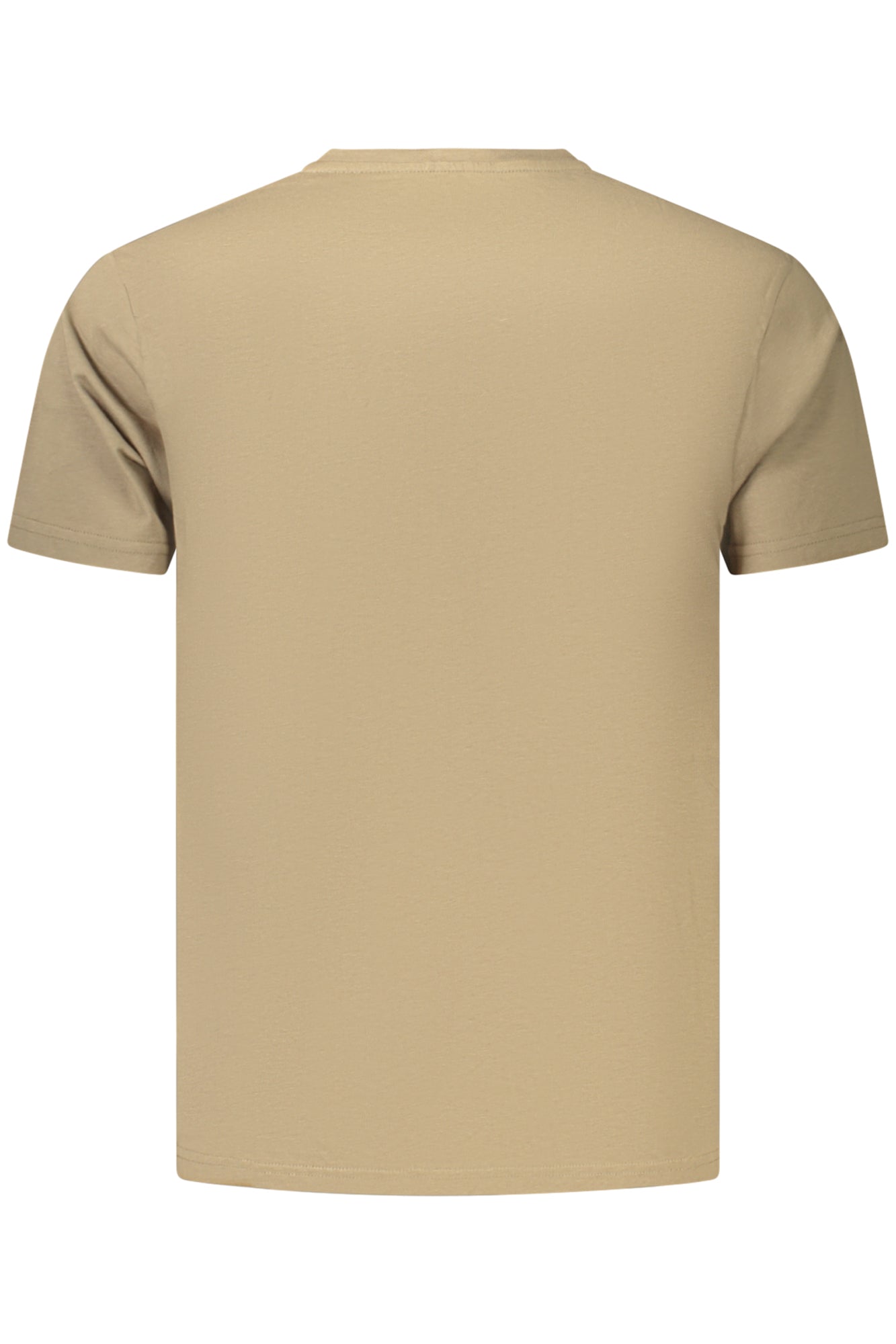 COVERI MOVING MEN'S SHORT-SLEEVE T-SHIRT BROWN-1