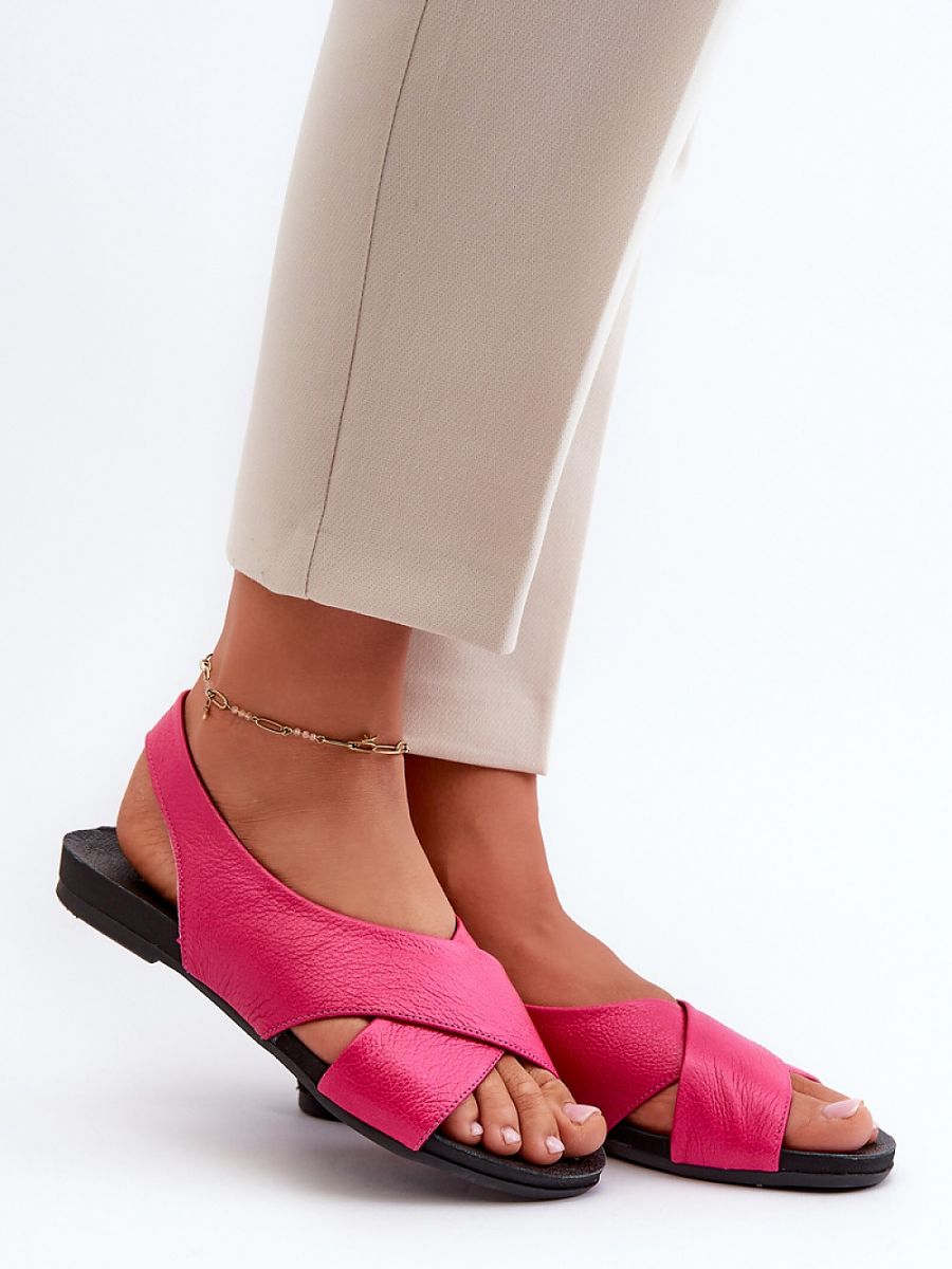 Step in Style Elegante sandaler i natur læder til kvinder