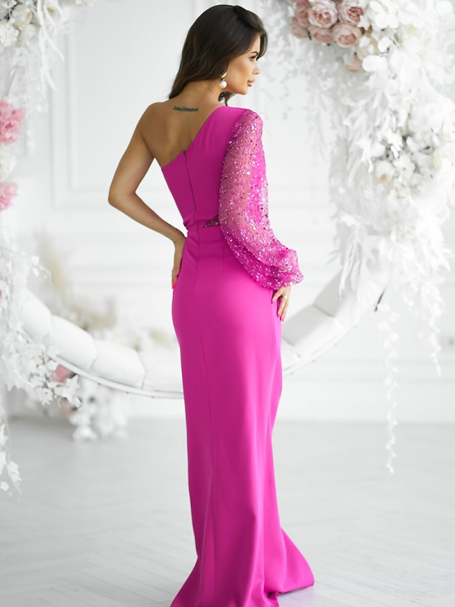 Long dress model 198819 Bicotone-2