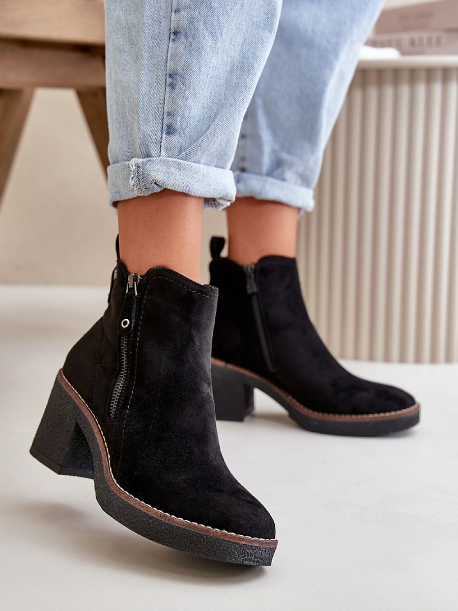 Heel boots model 199079 Step in style-0