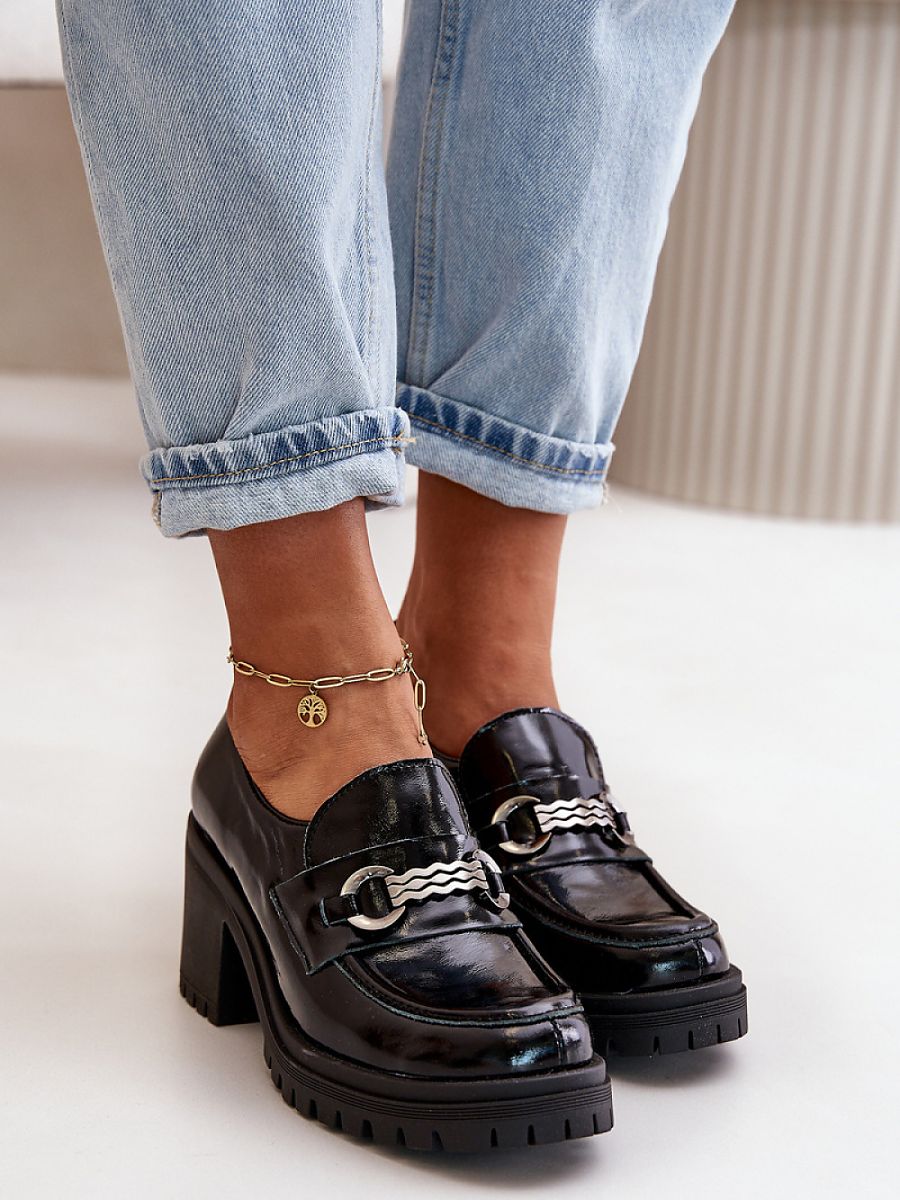 Heeled low shoes model 199810 Step in style-0
