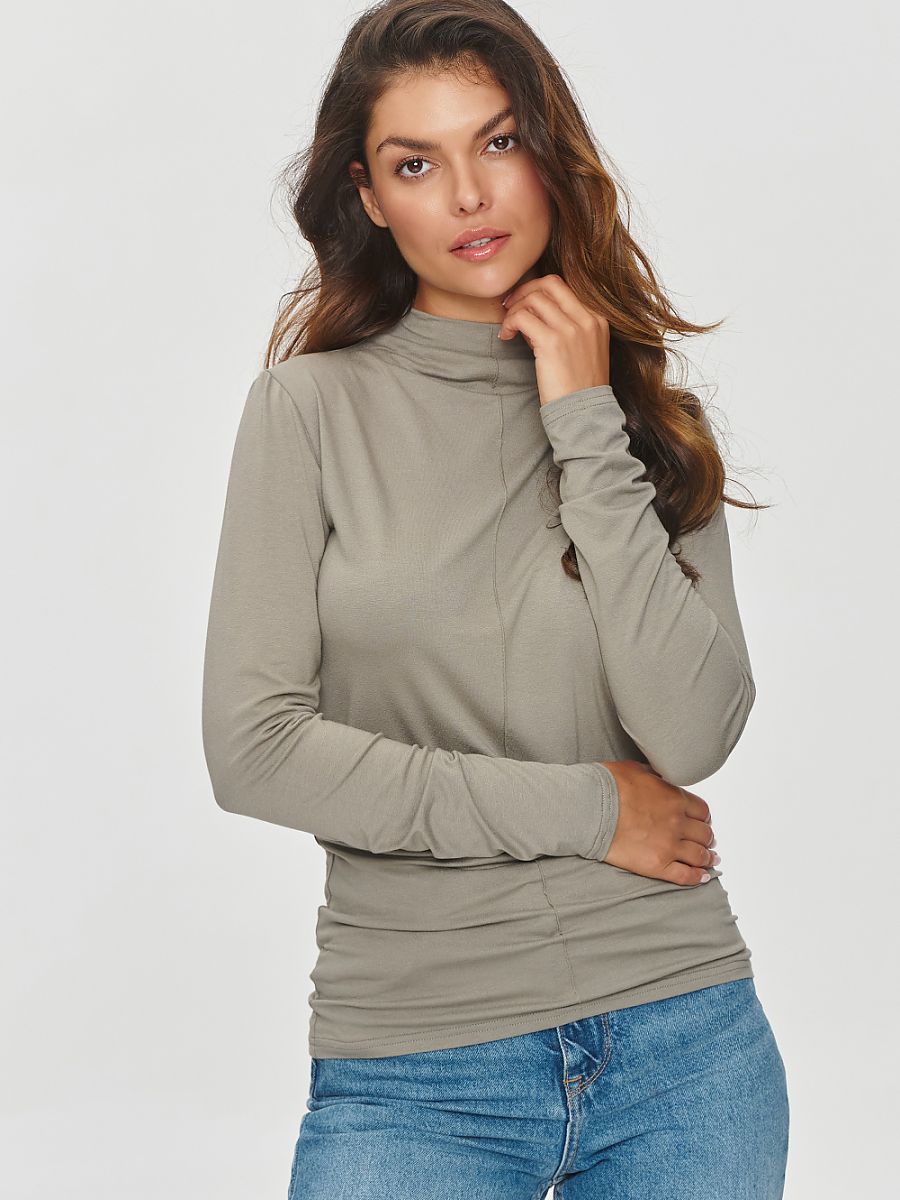 Blouse model 200136 Makadamia-0