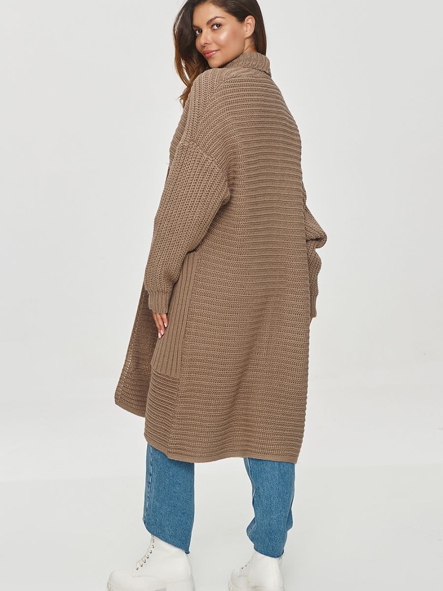 Cardigan model 201794 Makadamia
