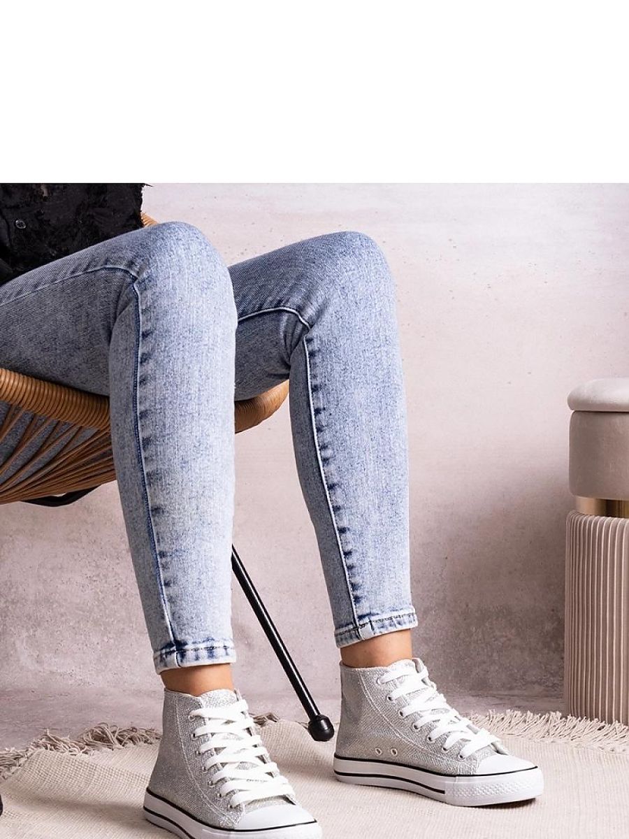 Solea sneakers til kvinder – glitrende mesh