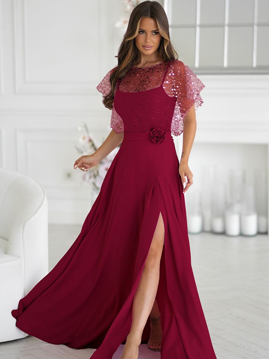 Long dress model 219687 Bicotone-0