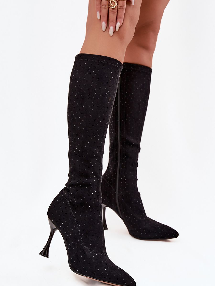 Heel boots model 220213 Step in style-0