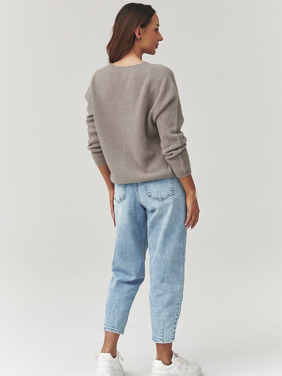 Cardigan model 223257 Makadamia-2