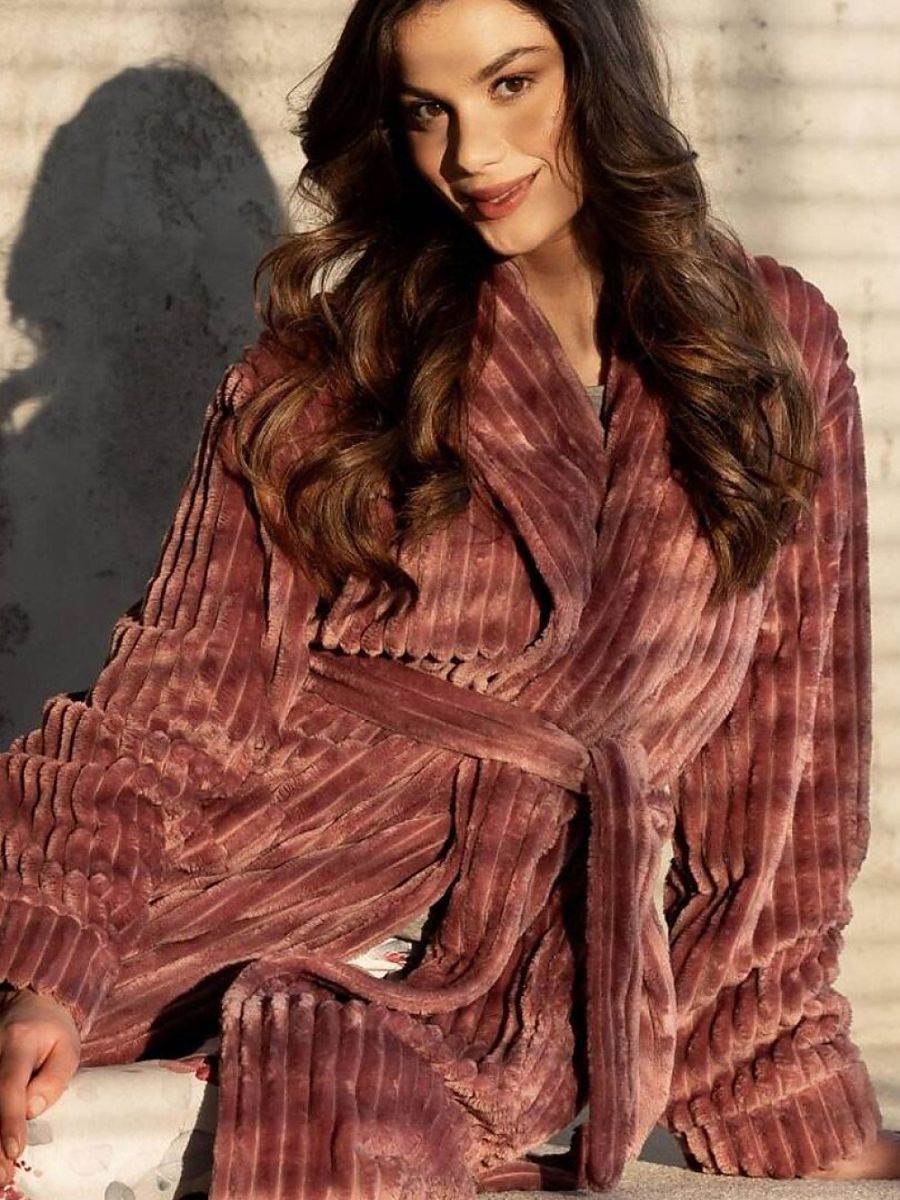 Bathrobe model 224012 Momenti Per Me-0