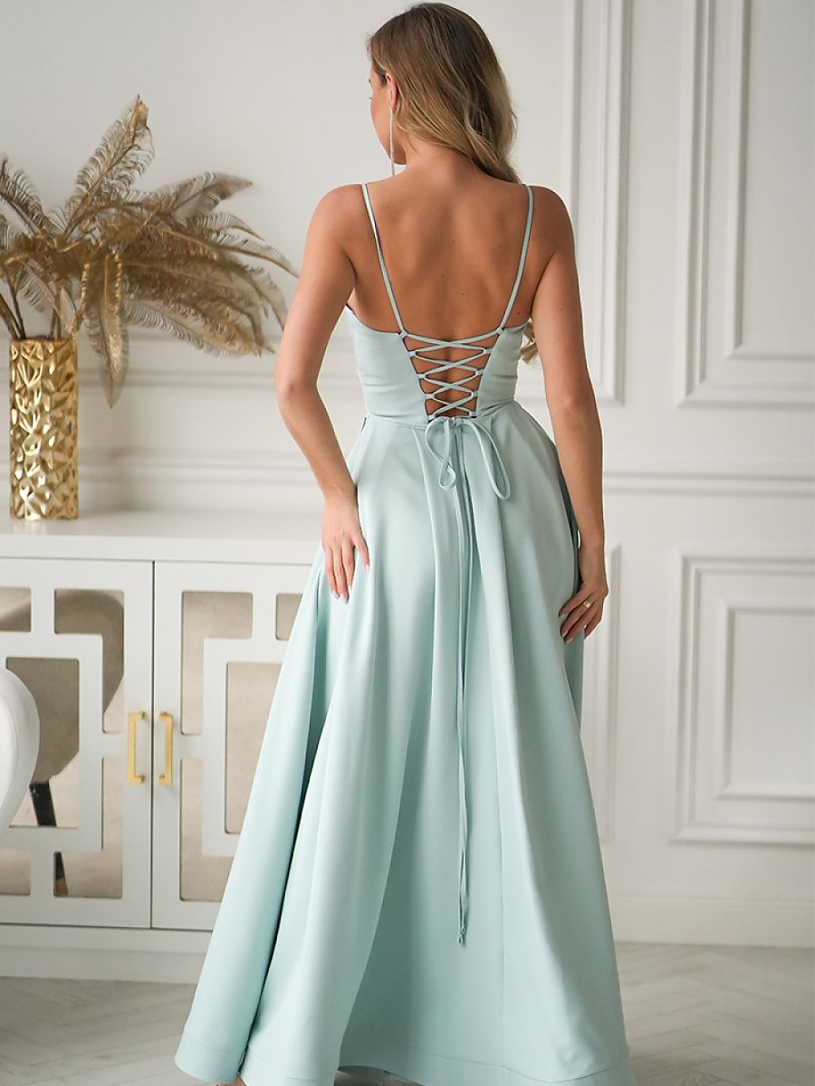 Long dress model 224297 Bicotone-2