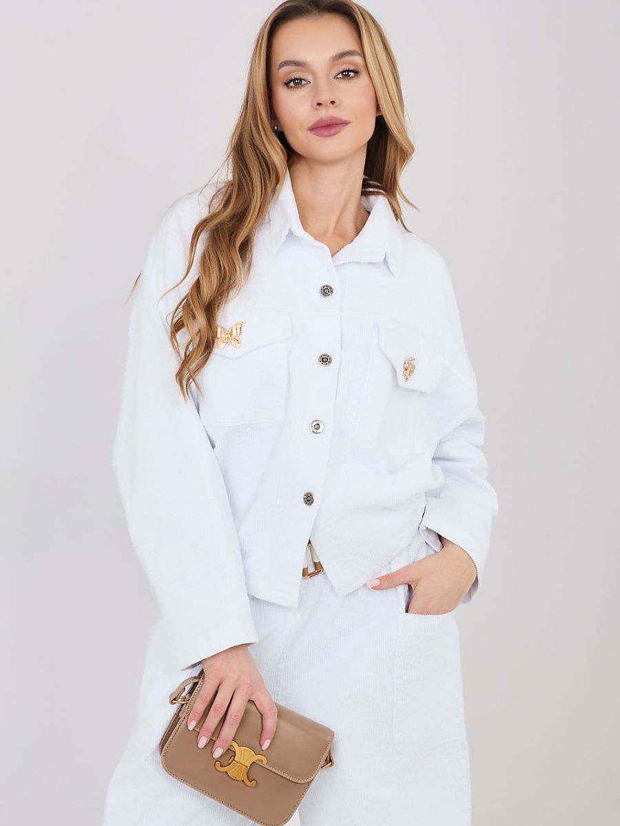 Corduroy jacket model 225427 Rue Paris-0