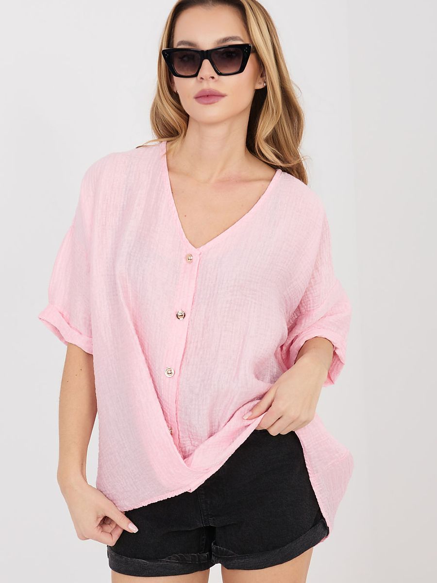 Short sleeve shirt model 225510 Italy Moda-0