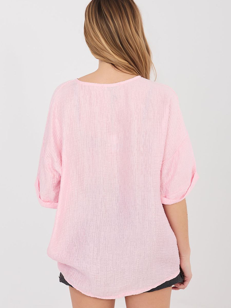 Short sleeve shirt model 225510 Italy Moda-2