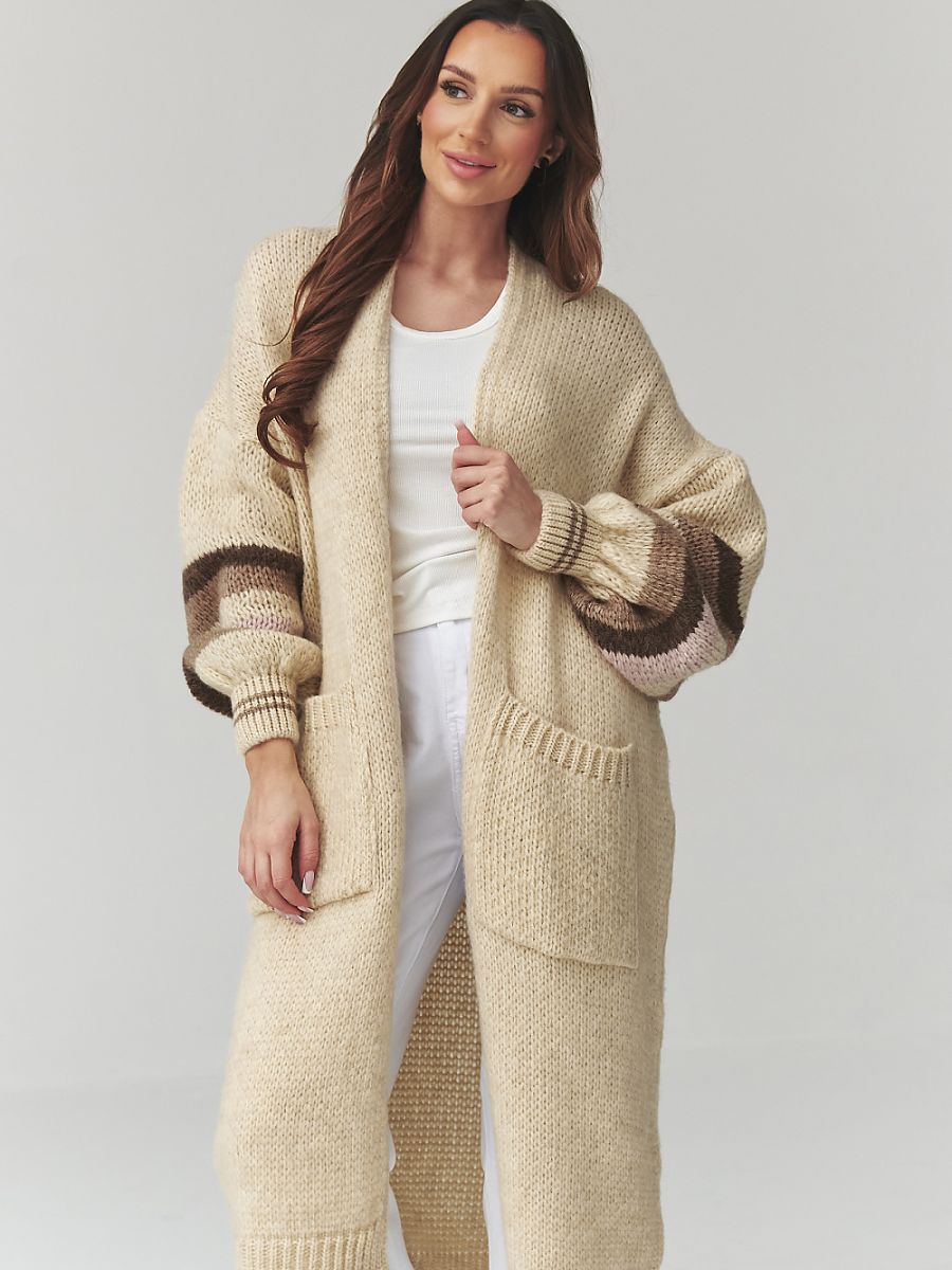 Cardigan model 226865 Makadamia-0