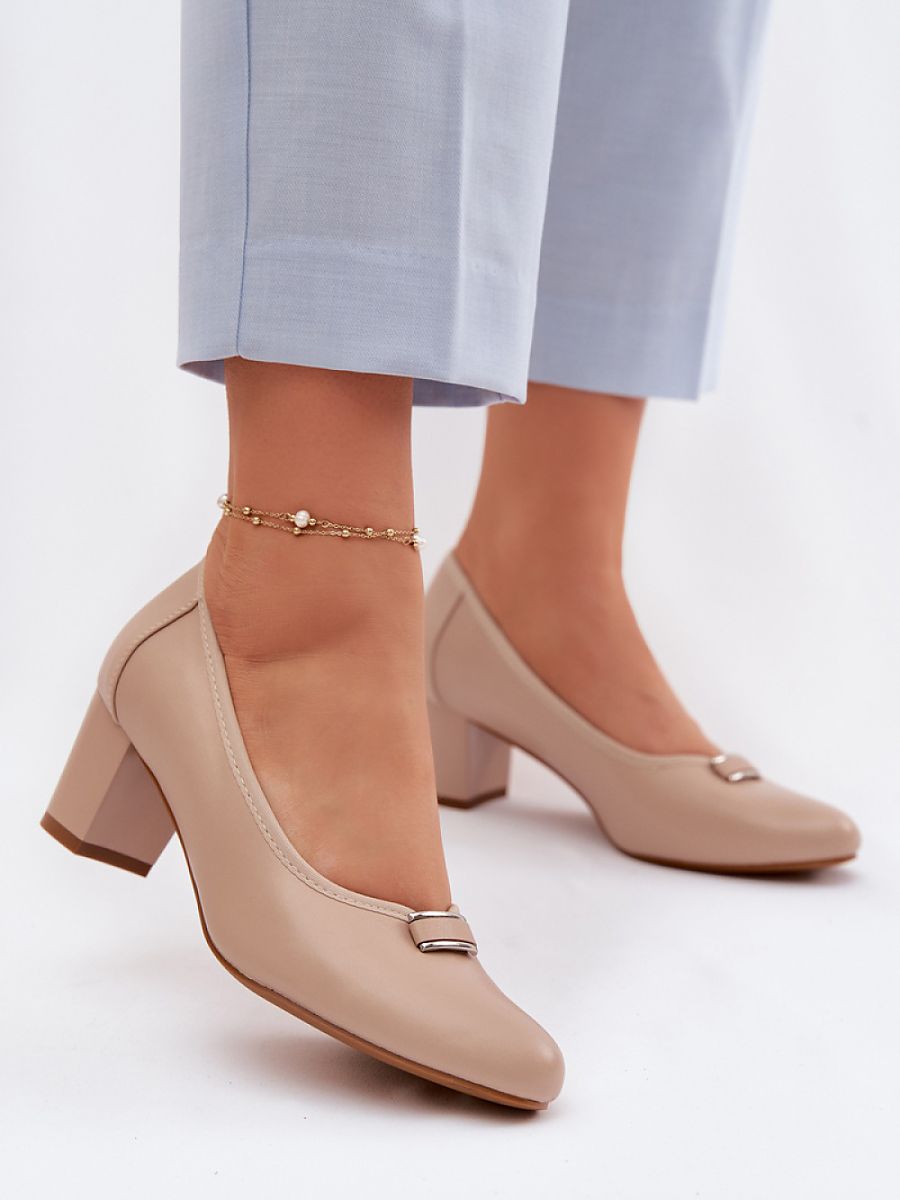 Block heel pumps model 227173 Step in style-0