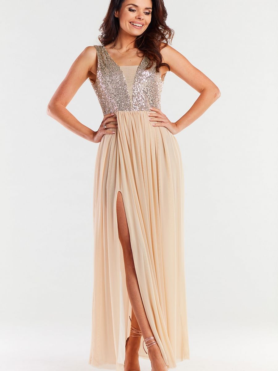 Long dress model 174302 awama-0