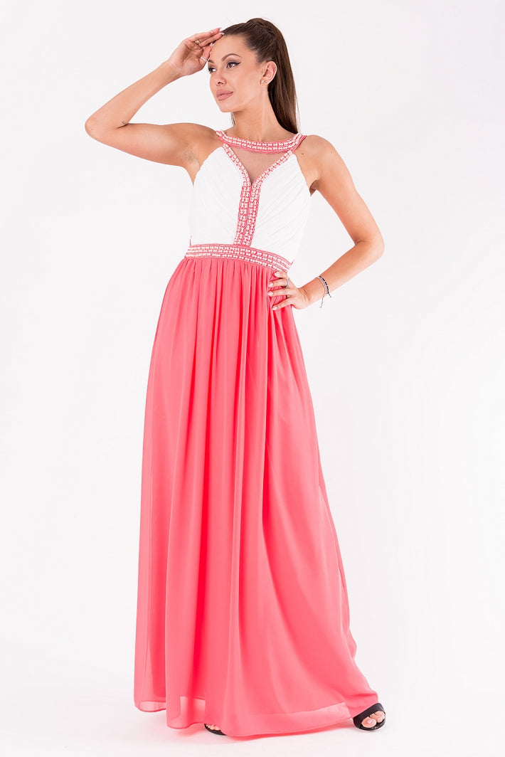 EVA & LOLA DRESS - Watermelon 48031-1 44010-1-3