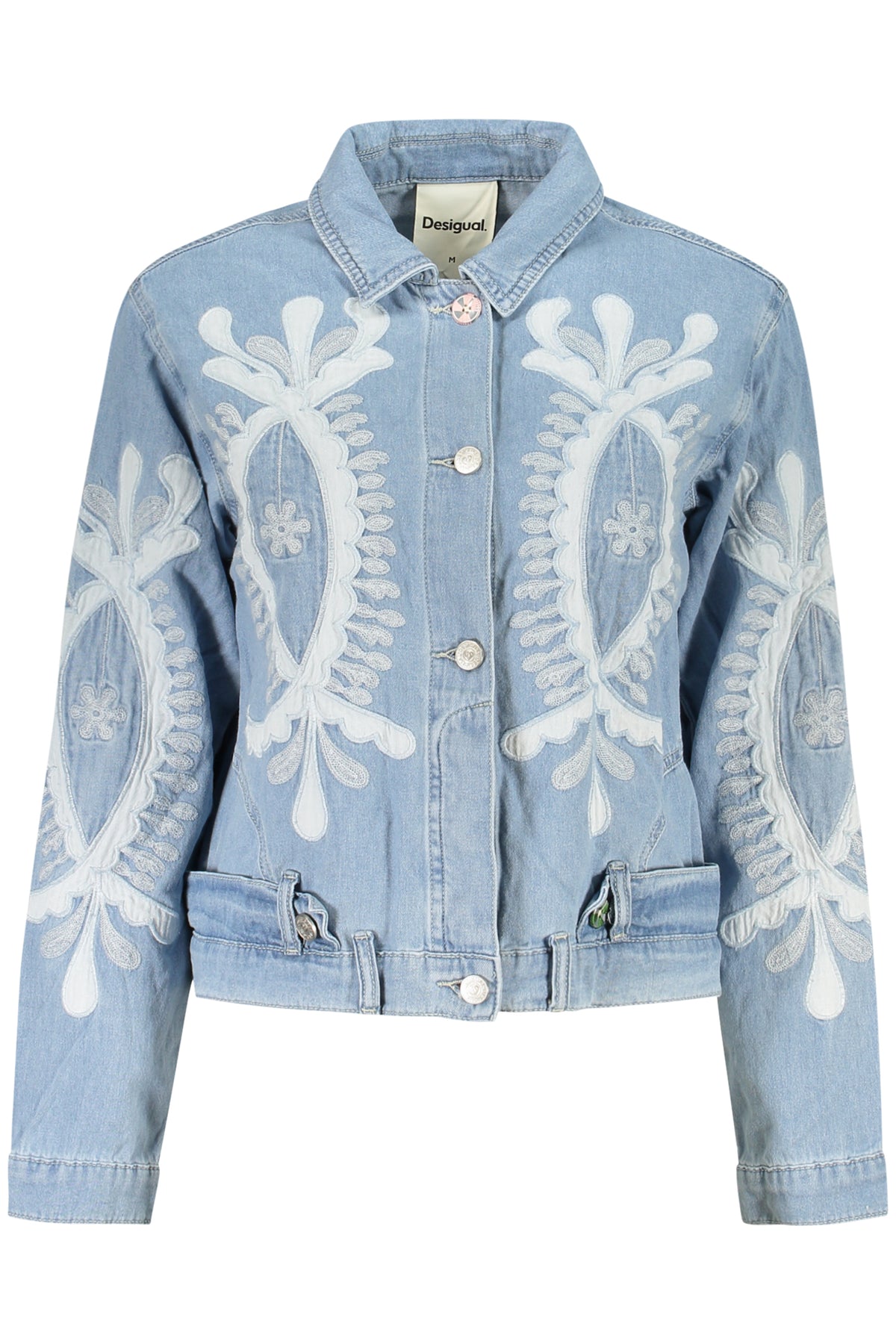 DESIGUAL WOMEN'S DENIM JACKET, BLUE-0