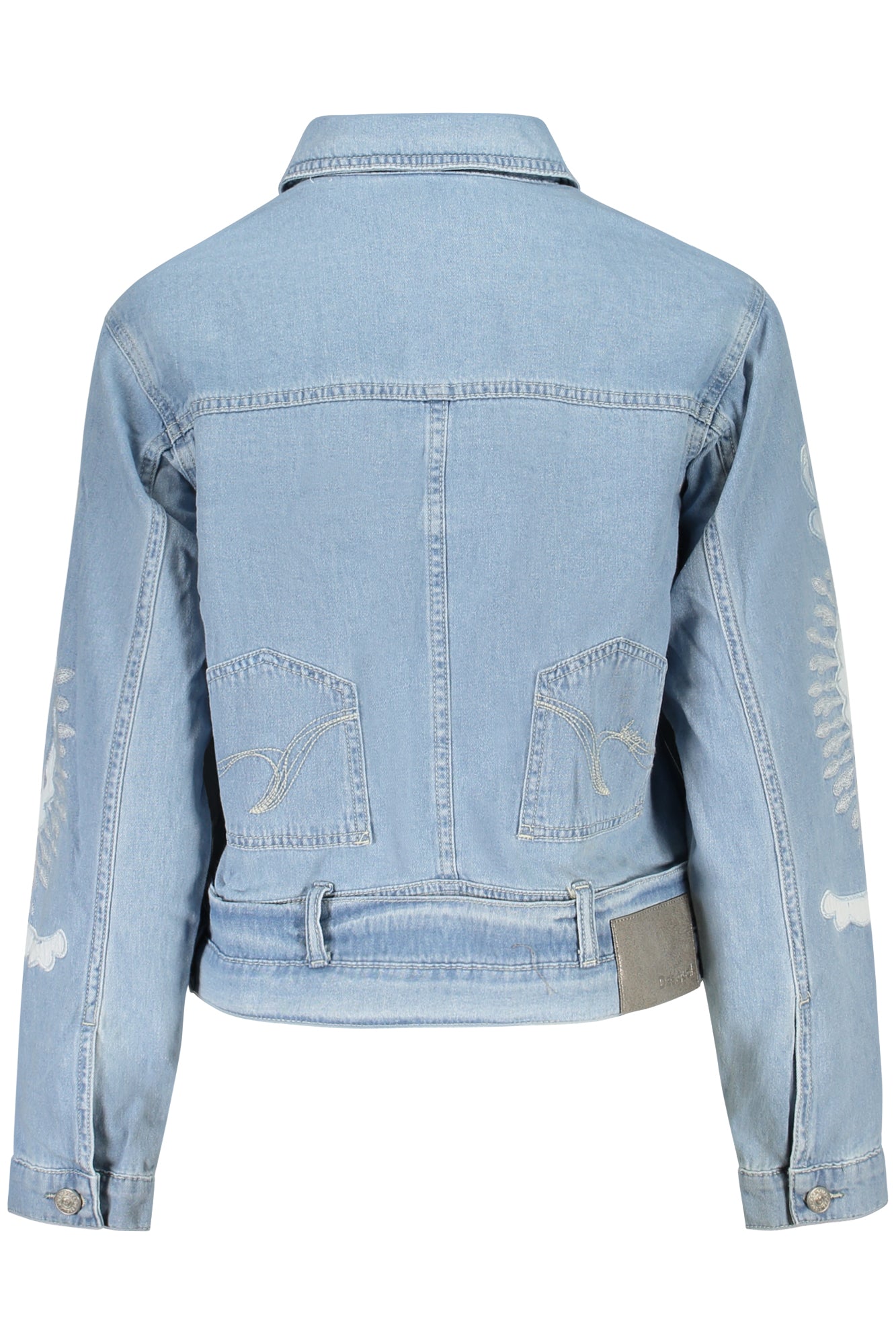 DESIGUAL WOMEN'S DENIM JACKET, BLUE-1