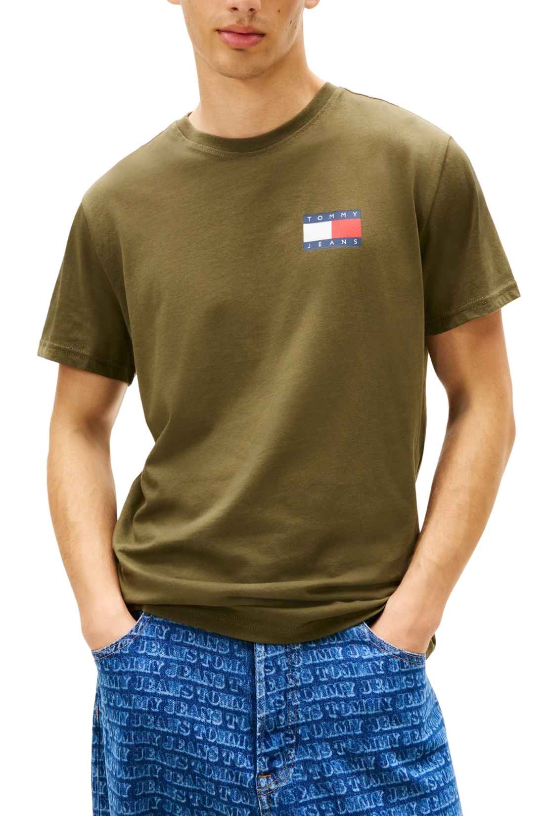 TOMMY JEANS - Men's slim logo T-shirt - Size XL-0