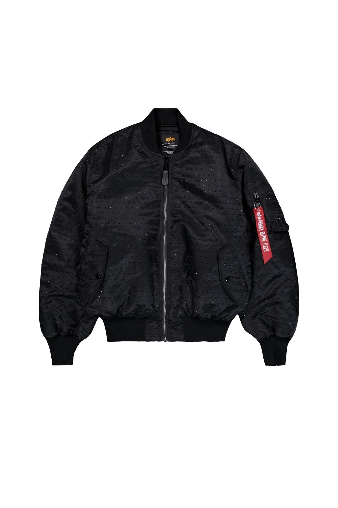 ALPHA INDUSTRIES - Unisex MA-1 Crystal Bomber Jacket - Size-0