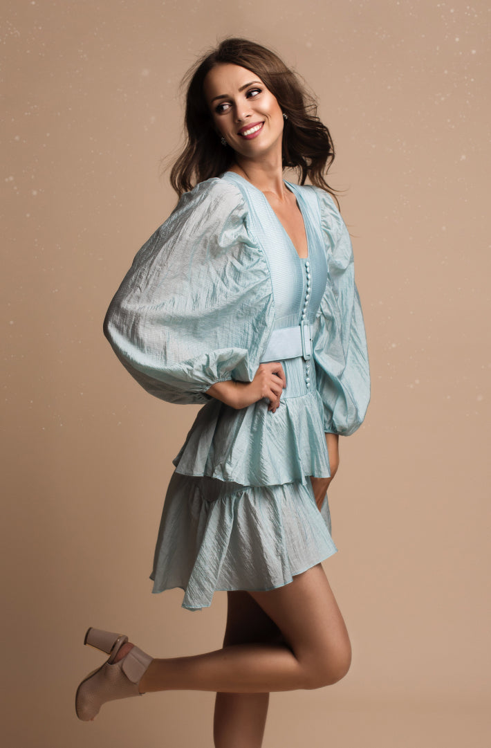 JOCYA DRESS BLUE 73002-1-0