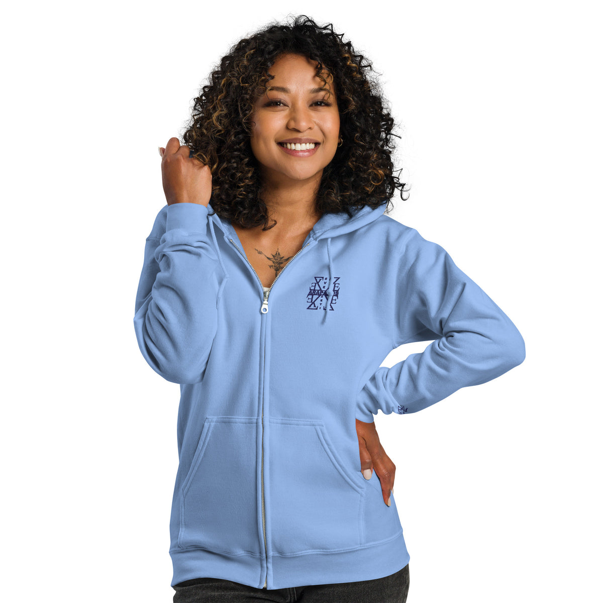 Women's blend zip hoodie-0