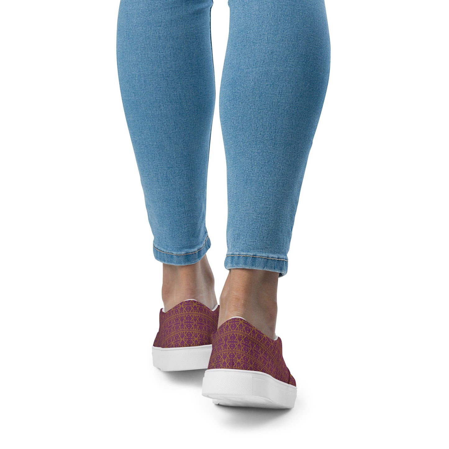Purple Women's Slip on shoes-19