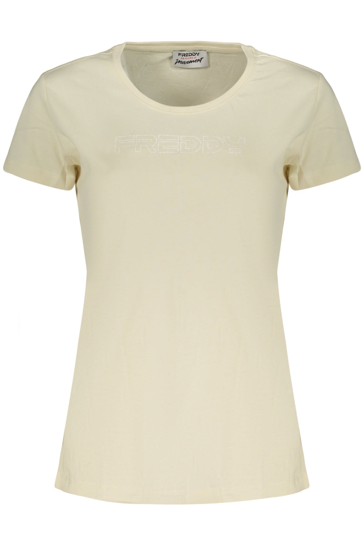 FREDDY WOMEN'S SHORT-SLEEVE T-SHIRT BEIGE-0