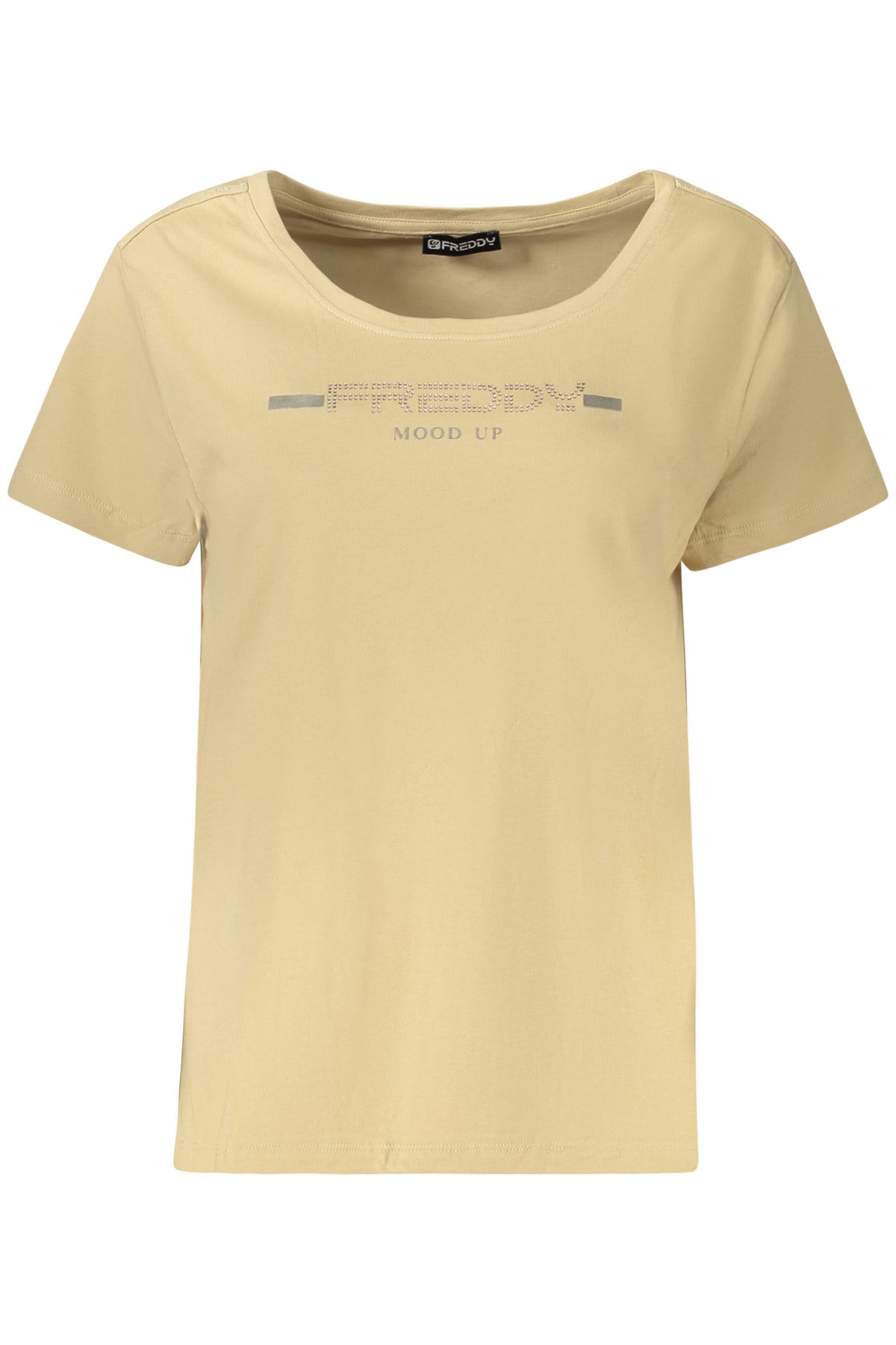 FREDDY WOMEN'S SHORT-SLEEVE T-SHIRT BEIGE-0
