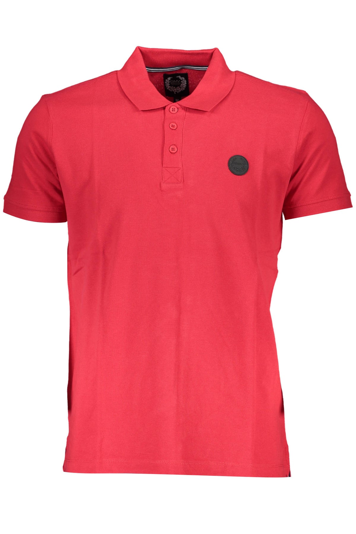 GIAN MARCO VENTURI MEN'S SHORT SLEEVE POLO SHIRT RED-0