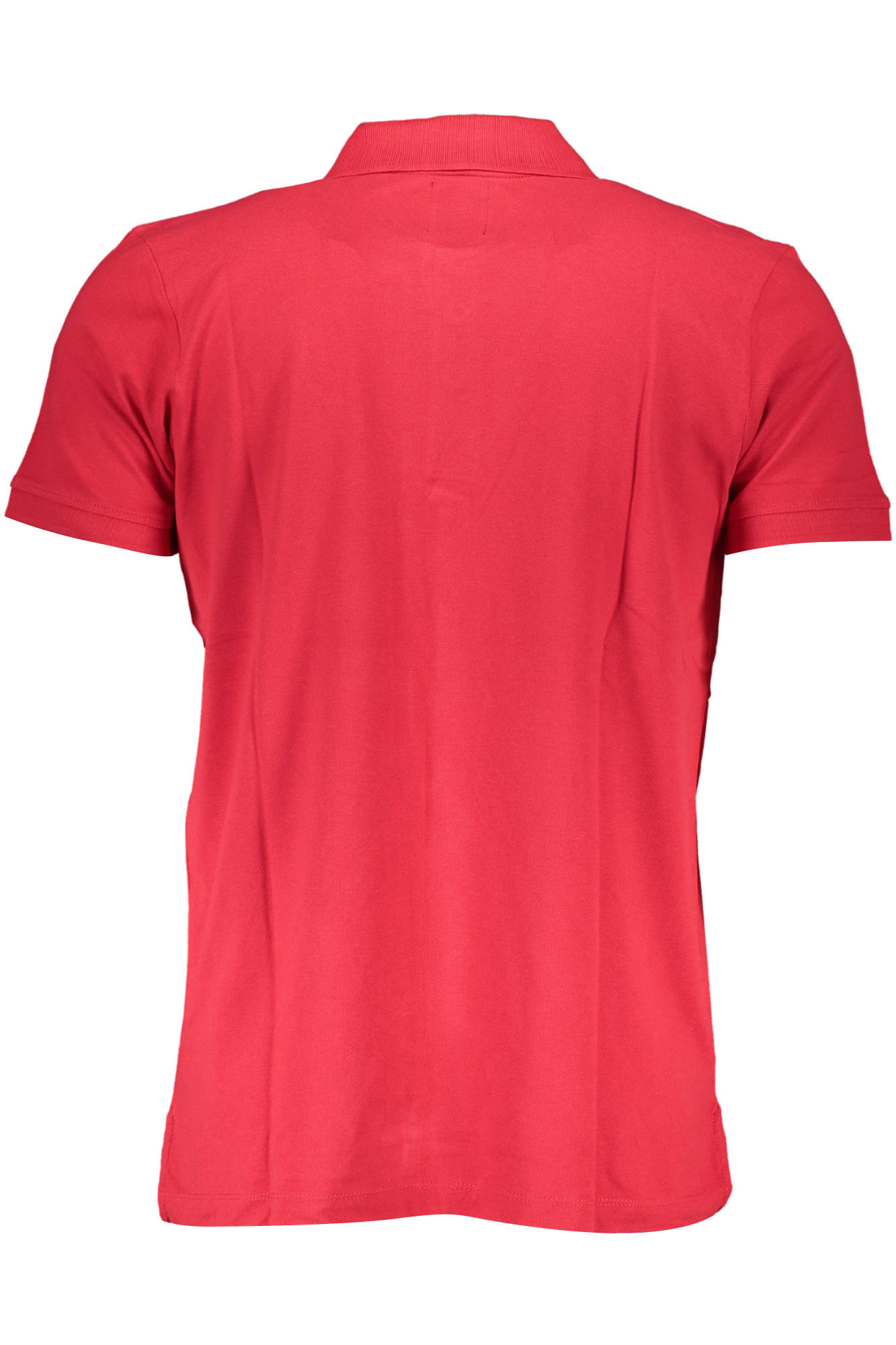 GIAN MARCO VENTURI MEN'S SHORT SLEEVE POLO SHIRT RED-1