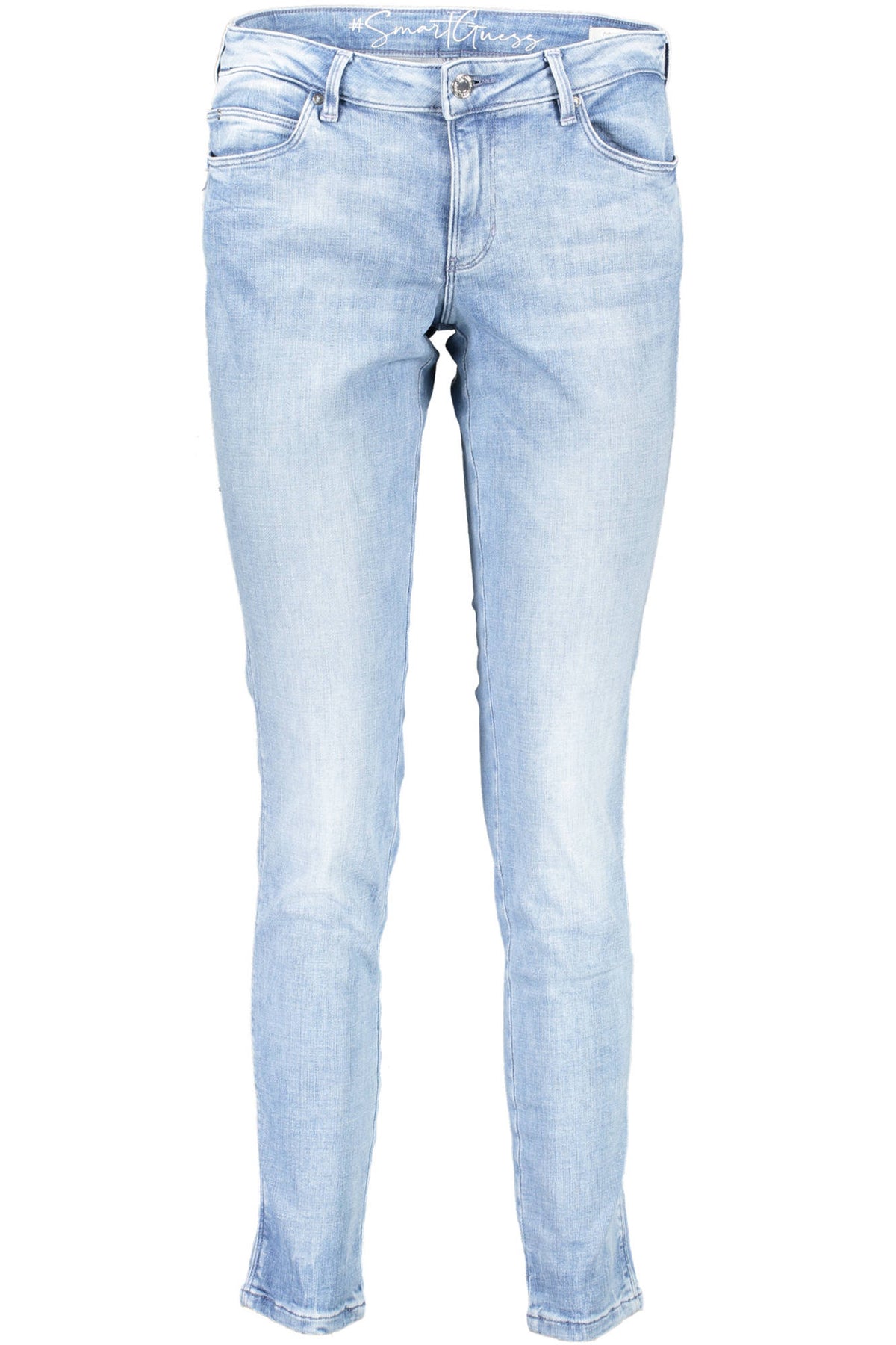GUESS JEANS JEANS DENIM WOMAN LIGHT BLUE-0