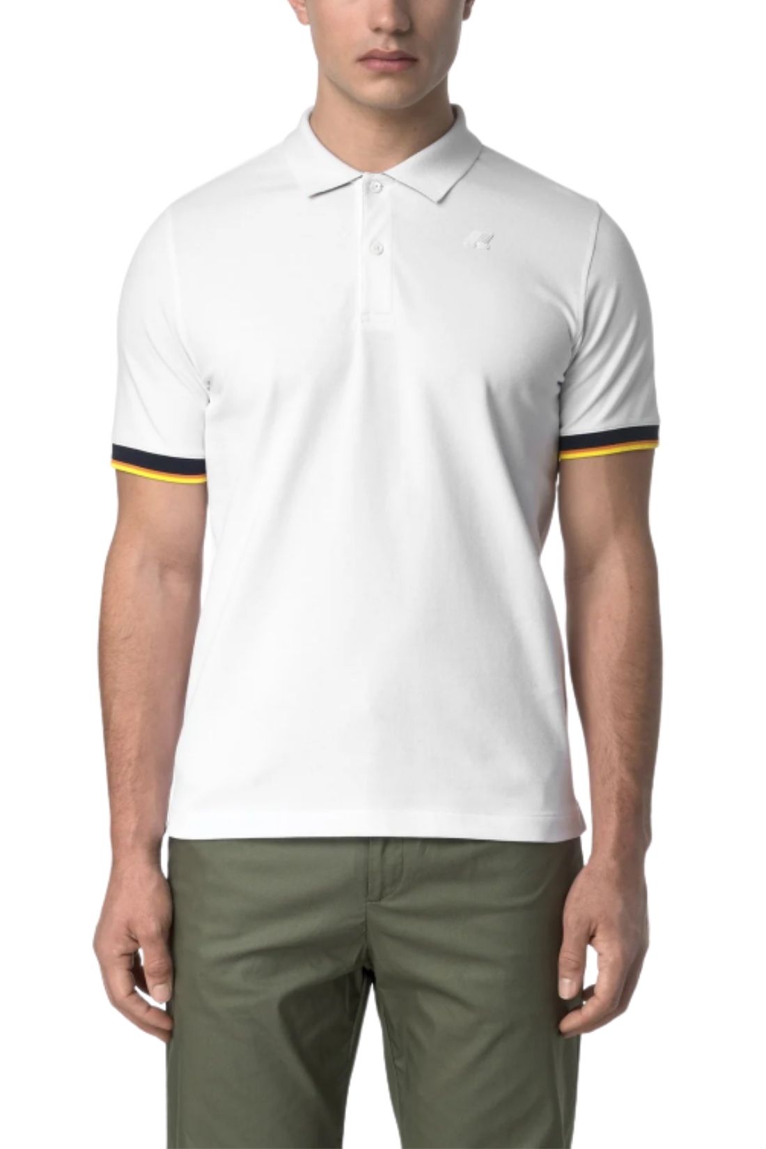 K-WAY - Men's slim Vincent Pique polo shirt - Size XXL-0