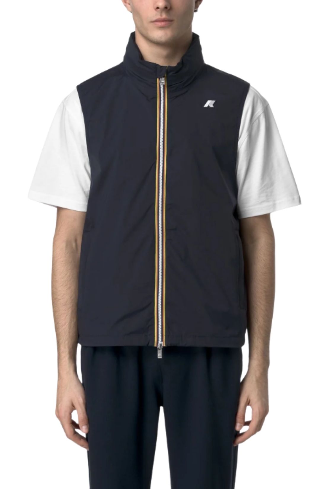 K-WAY - Men's Valen Stretch Nylon Jersey sleeveless jacket-0