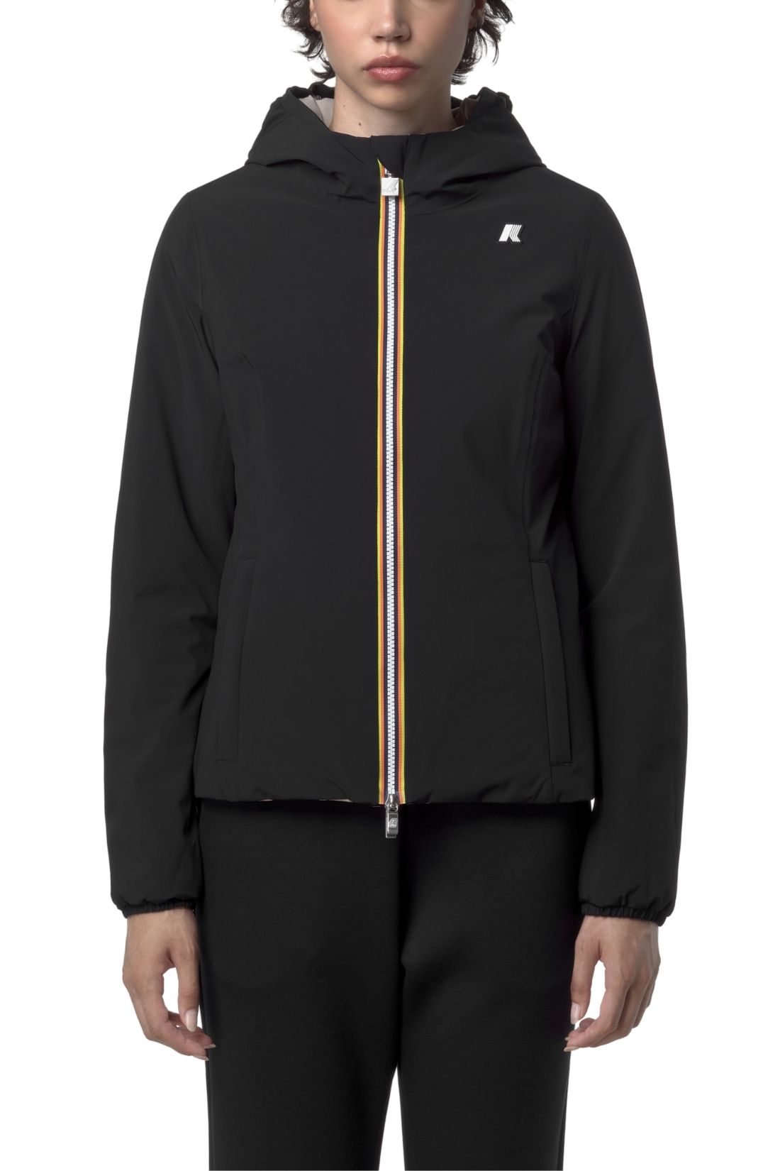 K-WAY - Women's waterproof Lily St Warm Reversible jacket-0